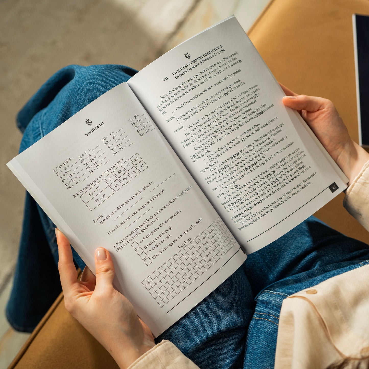 Pachet Clasa I : Toată materia structurată la Română și Matematică pentru clasa I