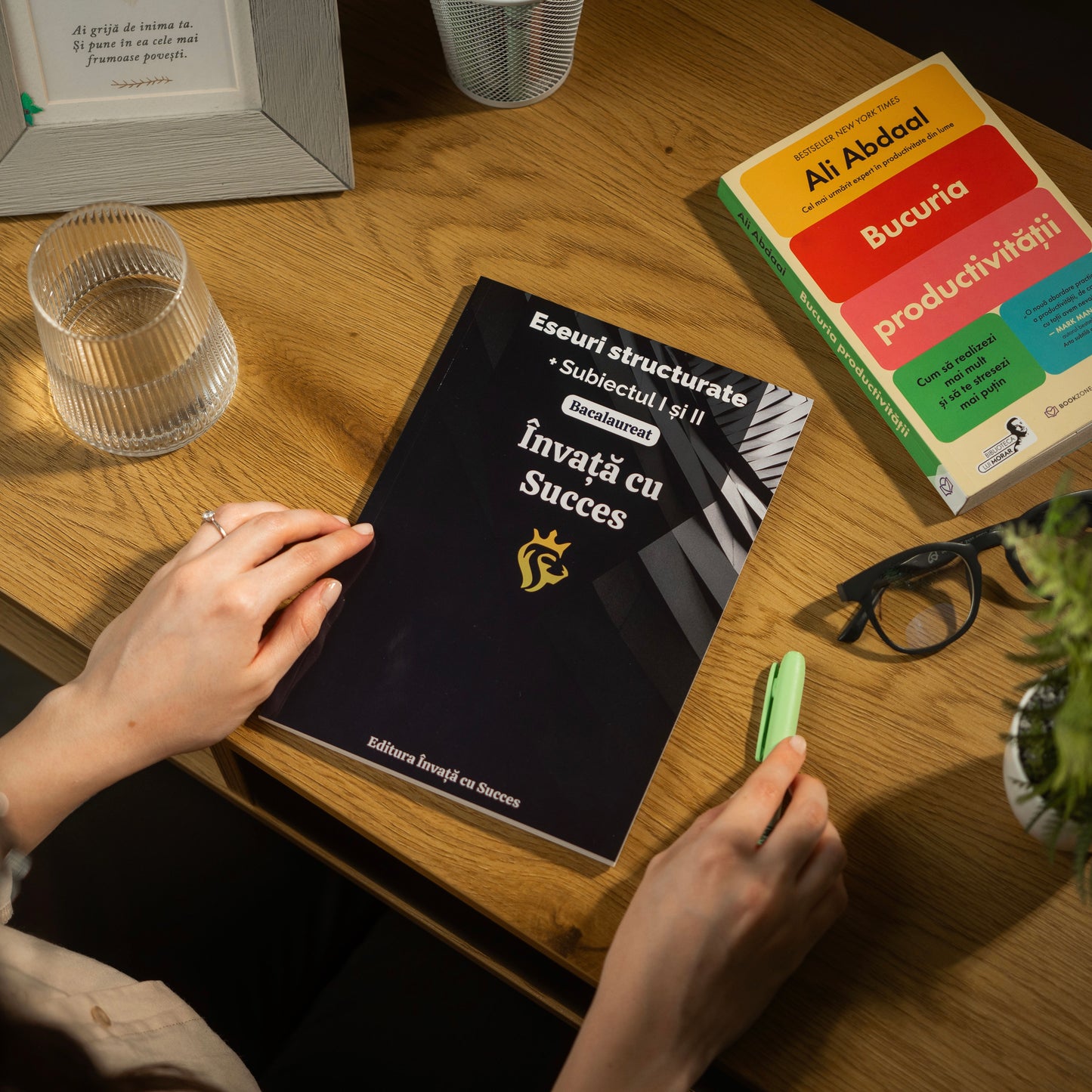 Învață cu succes - Eseurile structurate și caracterizările la Română + Subiectul I & II pentru Bacalaureat