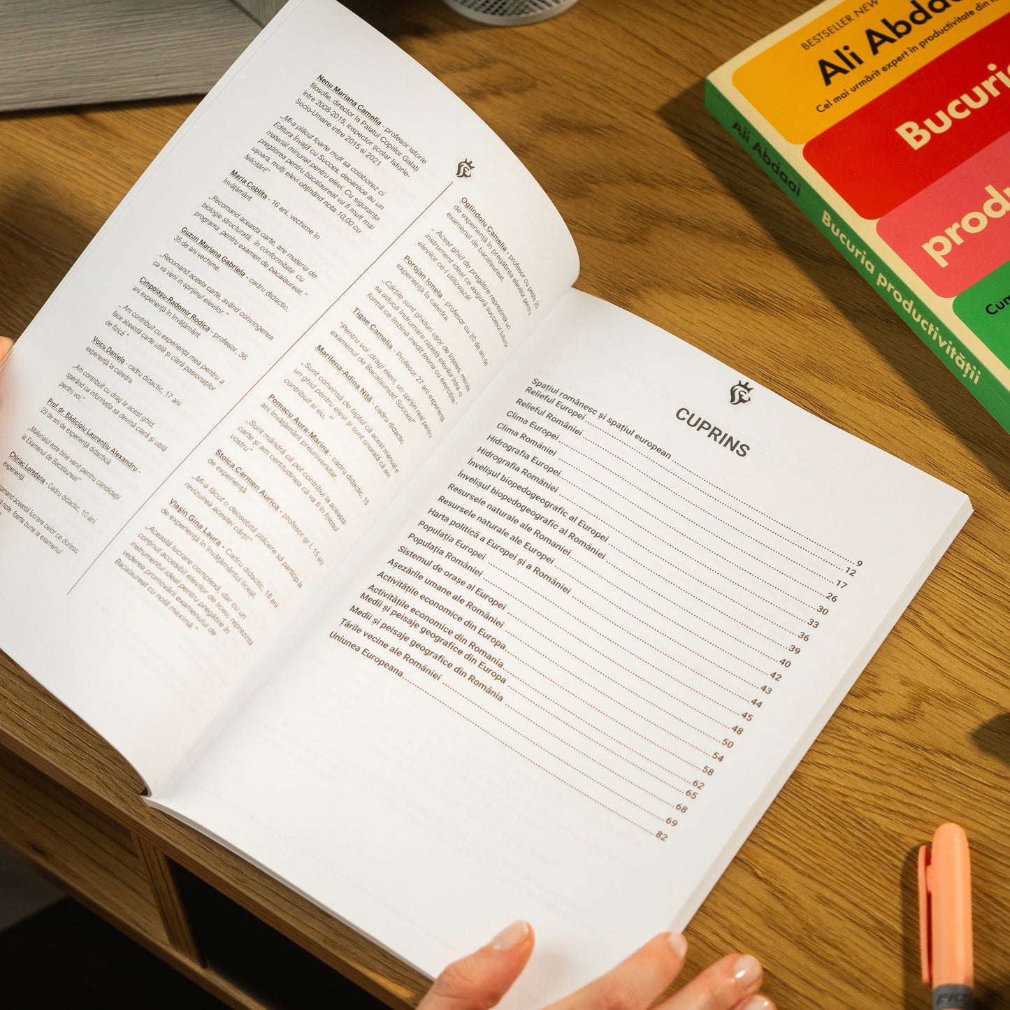 Toată materia structurata la Geografie pentru Bacalaureat