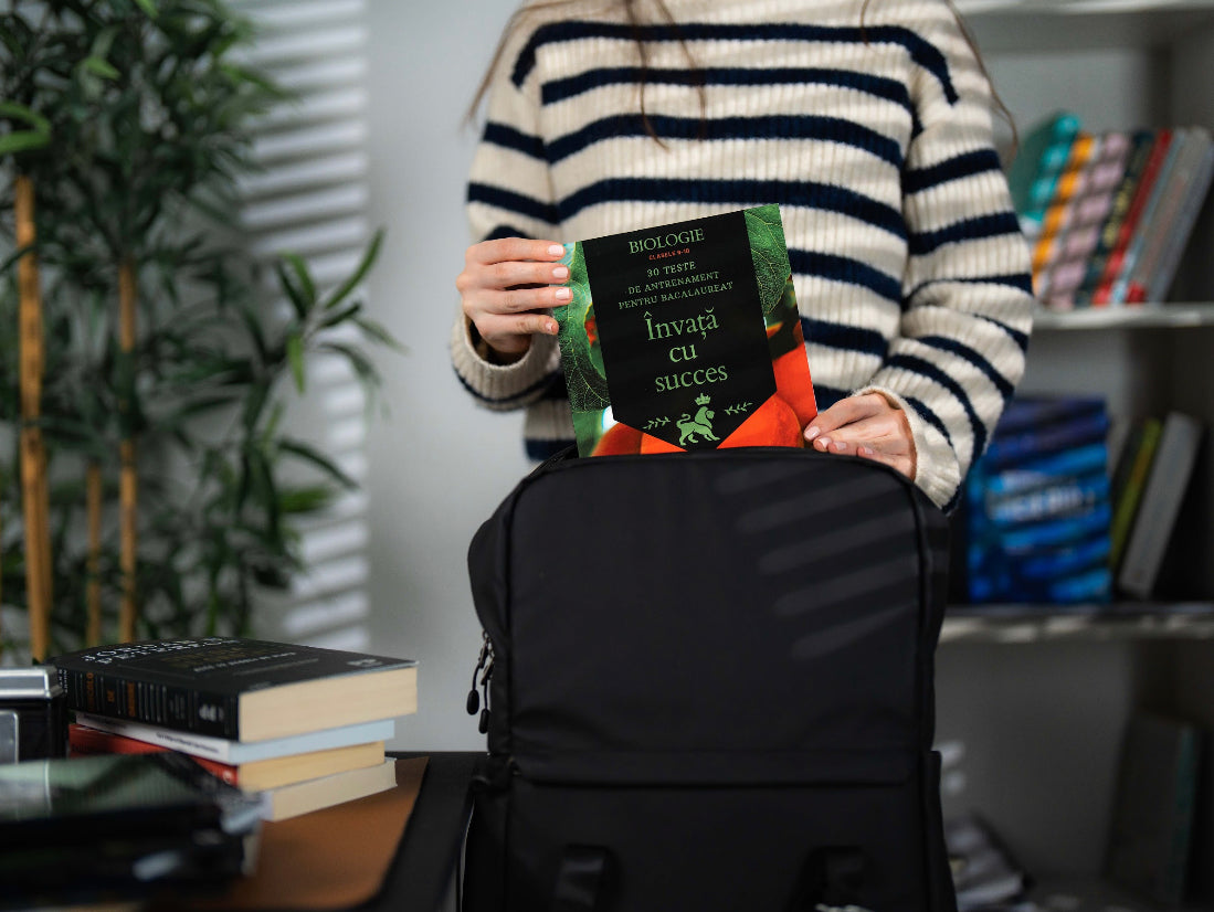 Carte cu 30 Teste de Antrenament pentru Bacalaureatul la Biologie 9-10 + Rezolvări