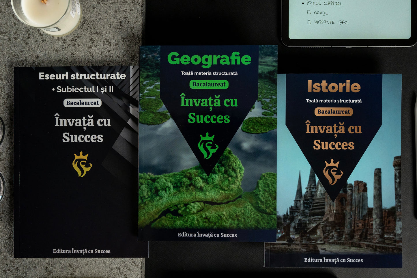 Învață cu succes - Pachet Bacalaureat | Geografie + Română + Istorie