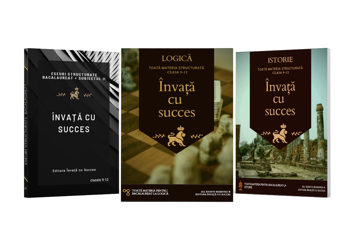 Pachet Bacalaureat | Istorie + Logică + Carte Română Gratuită cu toate Eseurile, subiectul I și II explicat.