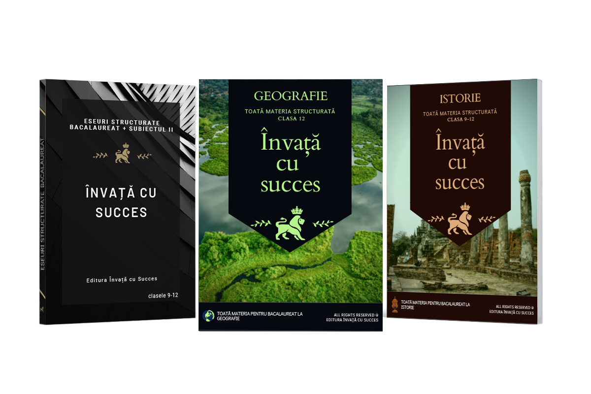 Învață cu succes - Pachet Bacalaureat | Geografie + Română + Istorie