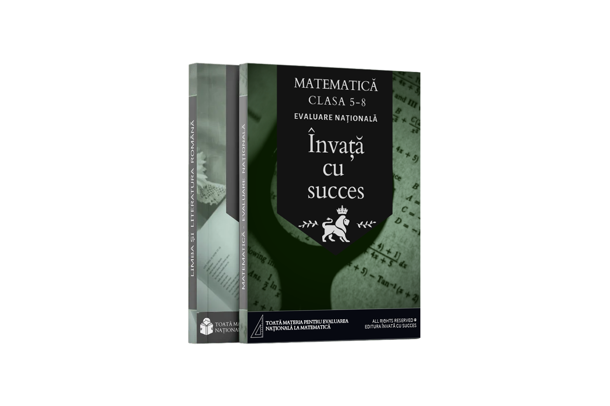 Pachet Evaluare Naţională ediție color 🎨 | Română + Matematică + 2 Caiete Gratuite !