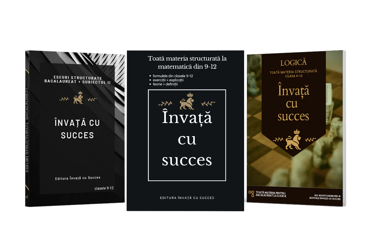 Învață cu succes - Pachet Bacalaureat | Logică + Română + Matematică