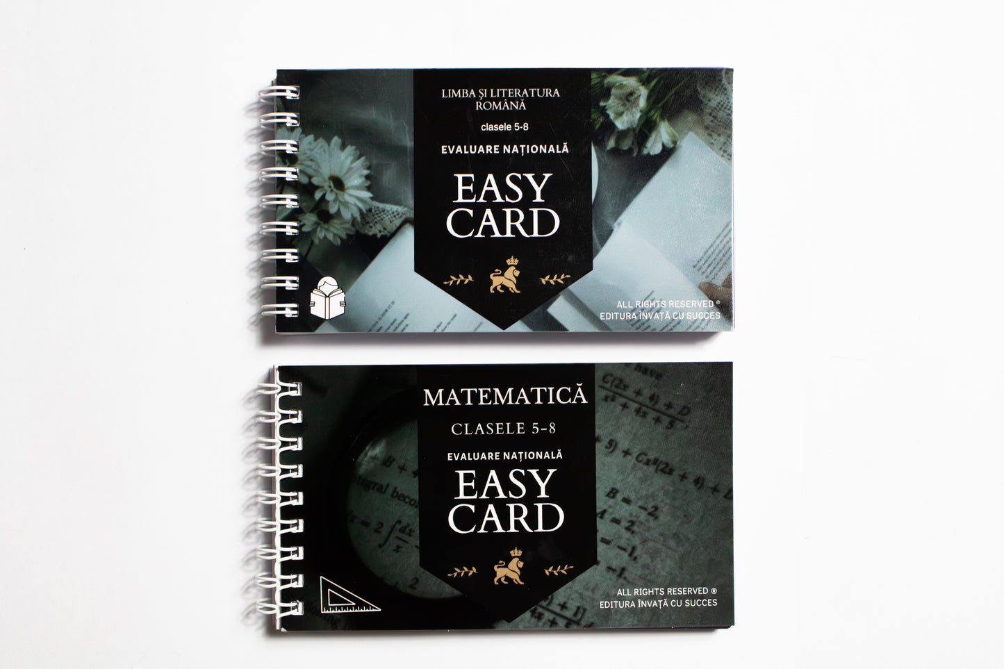Pachet 2 EASYCARDS Română-Matematică pentru Evaluare Națională