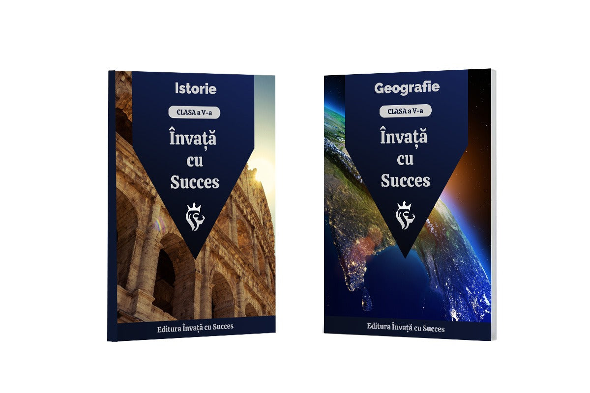 Pachet Clasa a V-a: Toată materia structurată la Geografie și Istorie pentru clasa a V-a