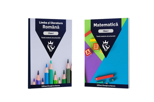 Pachet Clasa I : Toată materia structurată la Română și Matematică pentru clasa I