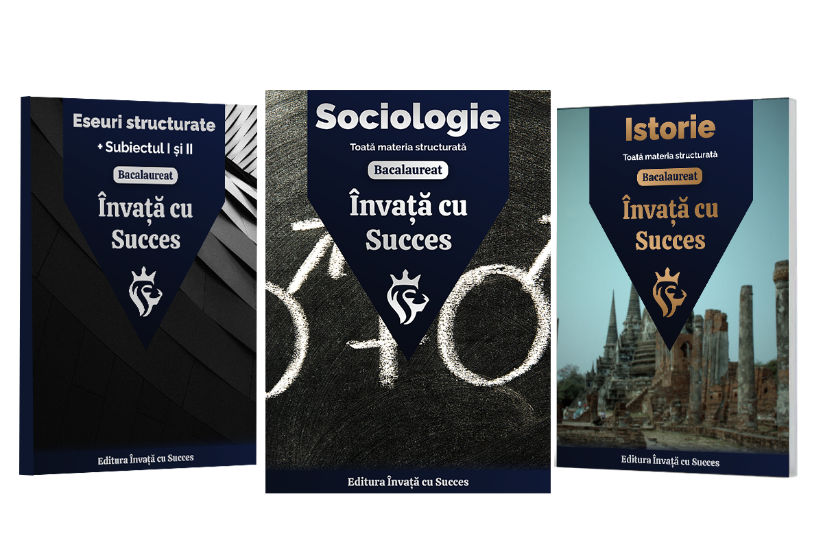 Învață cu succes - Pachet Bacalaureat | Română + Istorie+ Sociologie
