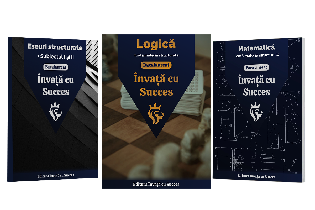 Învață cu succes - Pachet Bacalaureat | Logică + Română + Matematică
