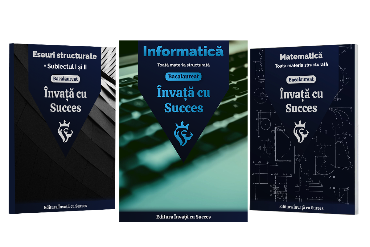 Învață cu succes - Pachet Bacalaureat | Matematică + Română + Informatică