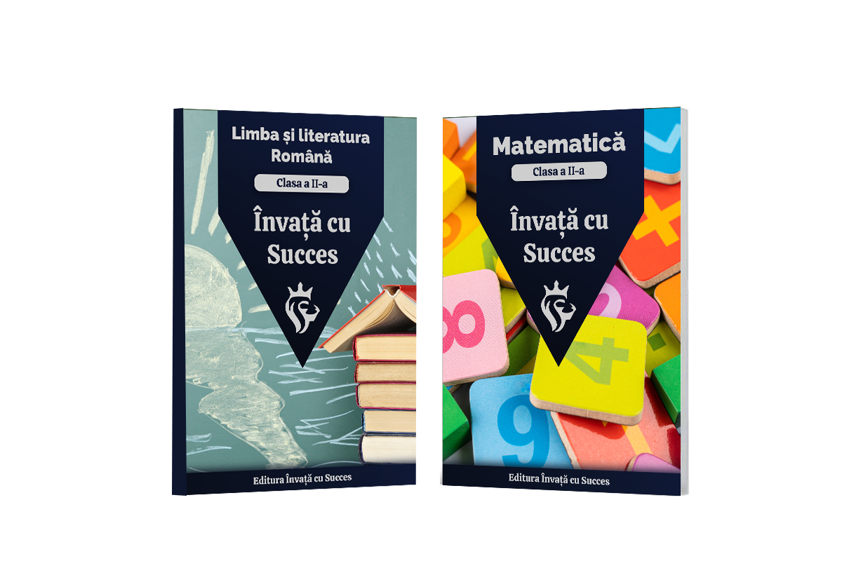 Pachet Clasa a II-a: Toată materia structurată la Română și Matematică pentru clasa a II-a