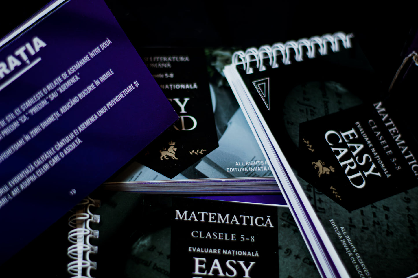 Pachet 2 EASYCARDS Română-Matematică pentru Evaluare Națională