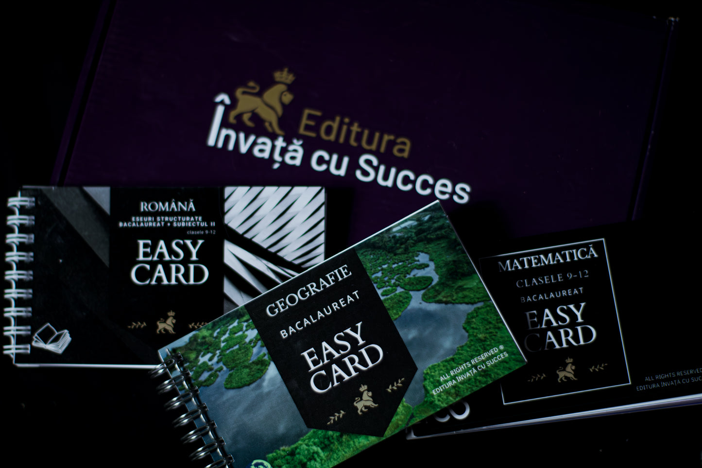 Pachet 3 EASYCARDS Română-Matematică-Geografie