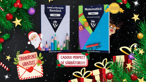 Pachet Clasa I : Toată materia structurată la Română și Matematică pentru clasa I