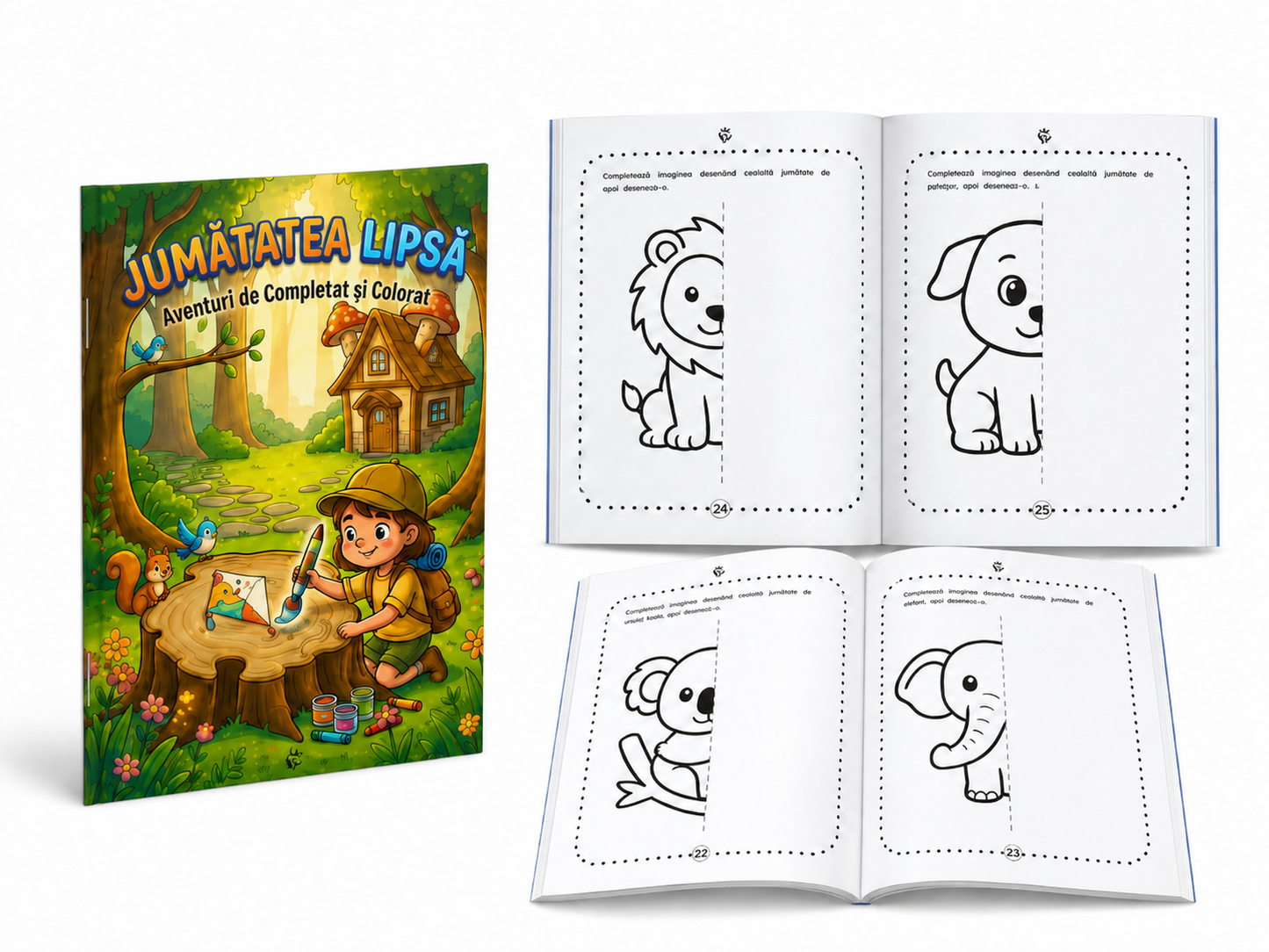 Pachetul Minte Sclipitoare 🧠 – 6 cărți interactive pentru copii de 1–5 ani