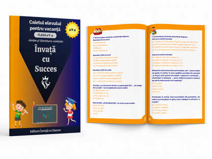 Pachet de vacanță pentru clasa a V-a la Română și Matematică