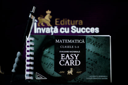Pachet 2 EASYCARDS Română-Matematică pentru Evaluare Națională