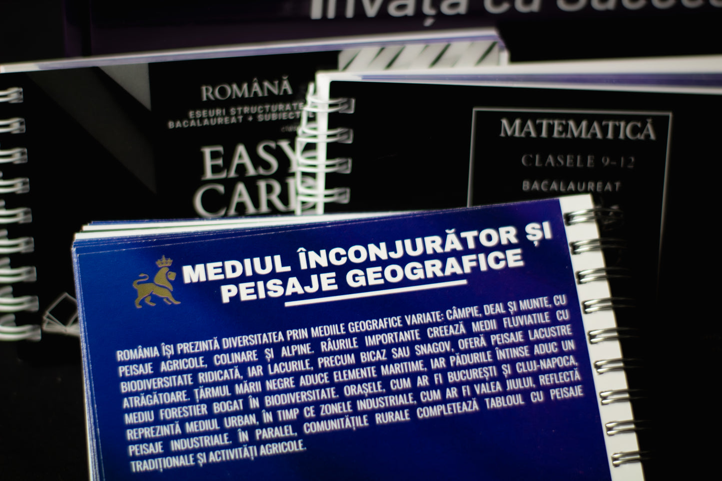 Pachet 3 EASYCARDS Română-Matematică-Geografie