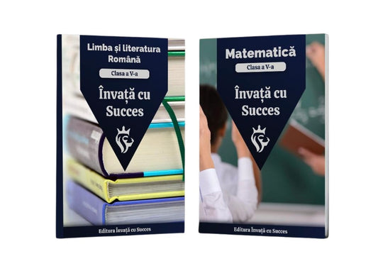 Pachet Clasa a V-a: Toată materia structurată la Română și Matematică pentru clasa a V-a