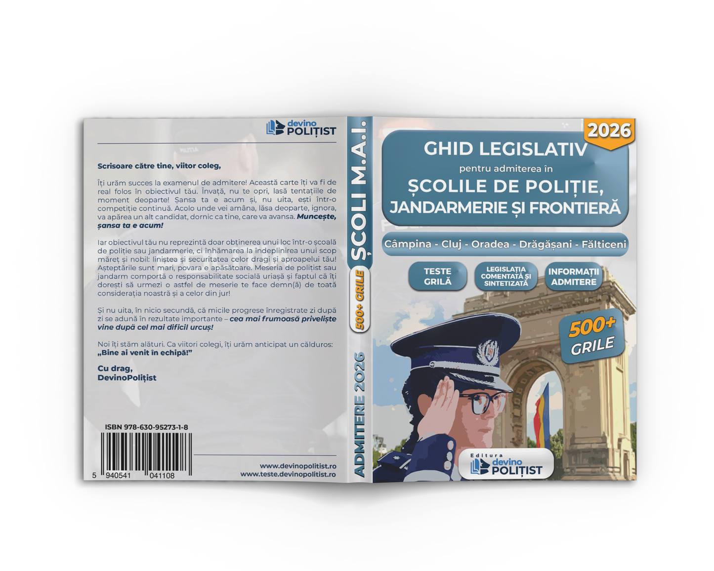 Ghid legislativ pentru admiterea în Școlile de Poliție, Jandarmerie, și Frontieră, Ediția 2026