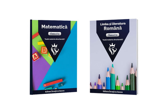 Pachet Clasa I : Toată materia structurată la Română și Matematică pentru clasa I