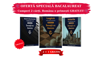 Pachet Bacalaureat  | Istorie + Logică + Carte Română Gratuită cu toate Eseurile, subiectul I și II explicat.