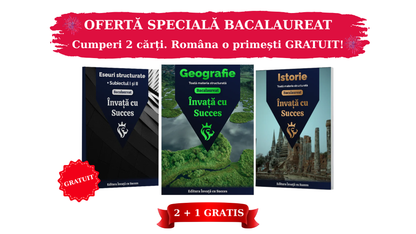 Pachet Bacalaureat | Geografie + Istorie + Carte Română Gratuită cu toate Eseurile, subiectul I și II explicat.