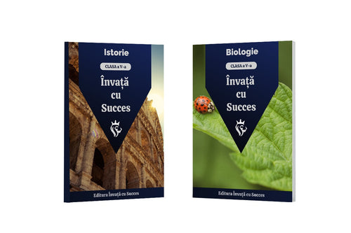 Pachet Clasa a V-a: Toată materia structurată la Biologie și Istorie pentru clasa a V-a