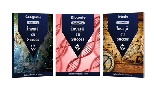 Pachet Clasa a VI-a: Toată materia structurată la Biologie, Geografie și Istorie pentru clasa a VI-a