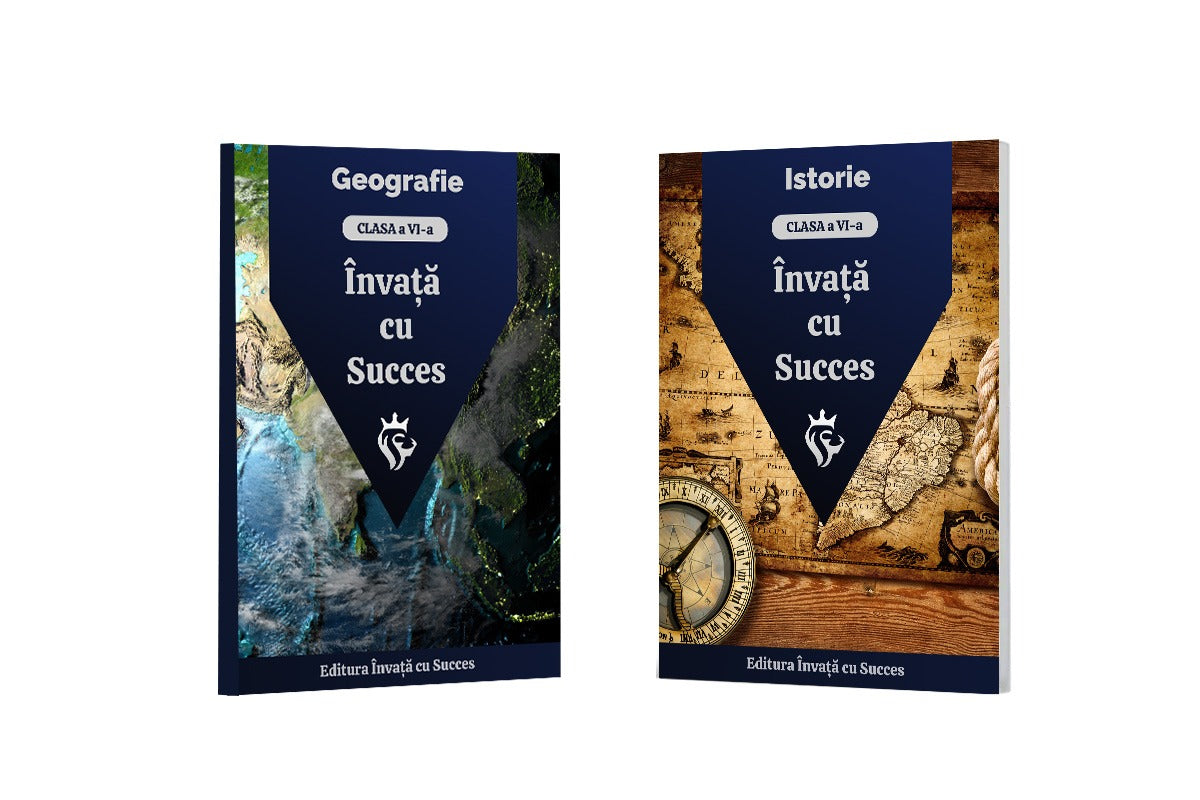 Pachet Clasa a VI-a: Toată materia structurată la Geografie și Istorie pentru clasa a VI-a