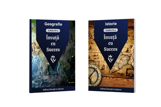 Pachet Clasa a VI-a: Toată materia structurată la Geografie și Istorie pentru clasa a VI-a