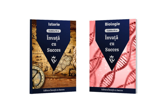 Pachet Clasa a VI-a: Toată materia structurată la Biologie și Istorie pentru clasa a VI-a