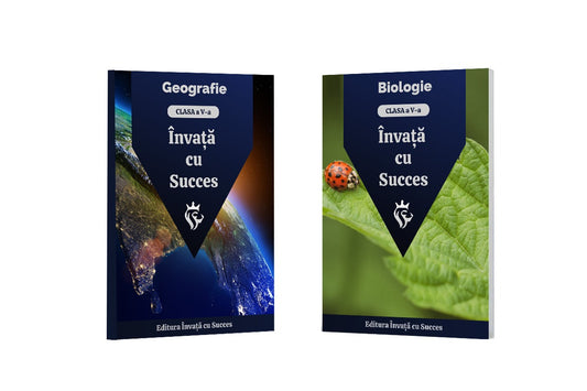 Pachet Clasa a V-a: Toată materia structurată la Geografie și Biologie pentru clasa a V-a